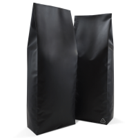 1kg Side gusset bag without valve in matt black