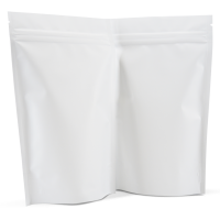 100g stand up pouch in matt white
