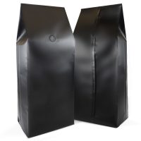 2.5kg Side Gusset bag with valve in matt black