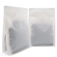 250g box bottom bag with valve in white