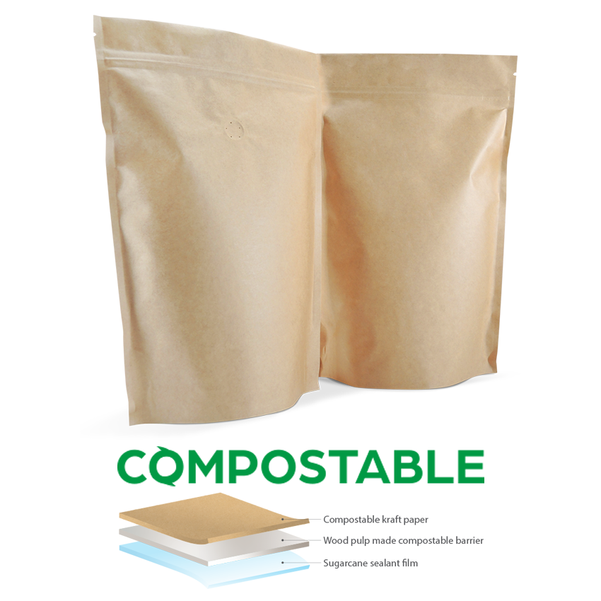 Compostable Coffee Bags: Sustainable Alternative to Traditional Packaging